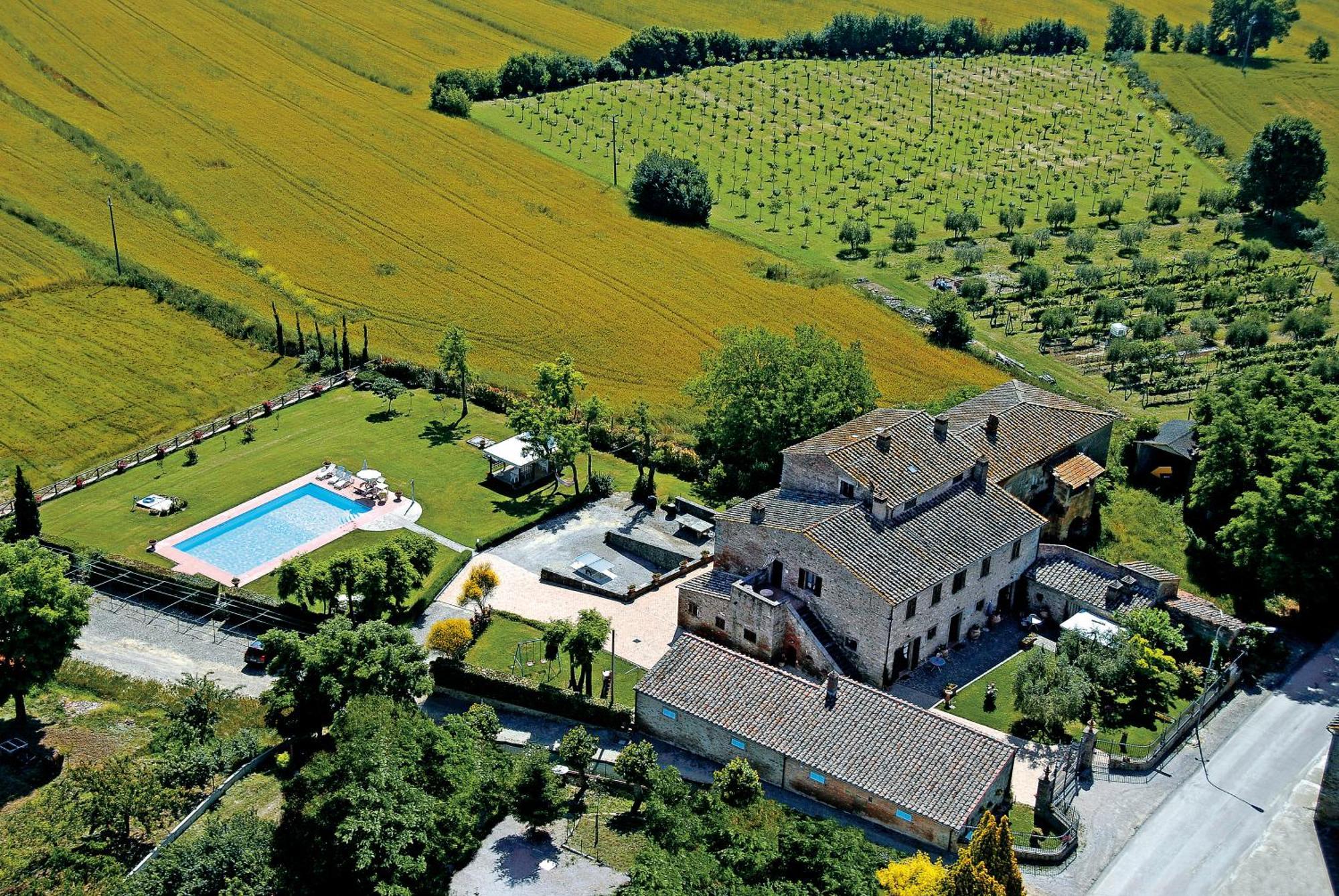 Fattoria Le Giare Agriturismo Villa Cortona Exteriör bild